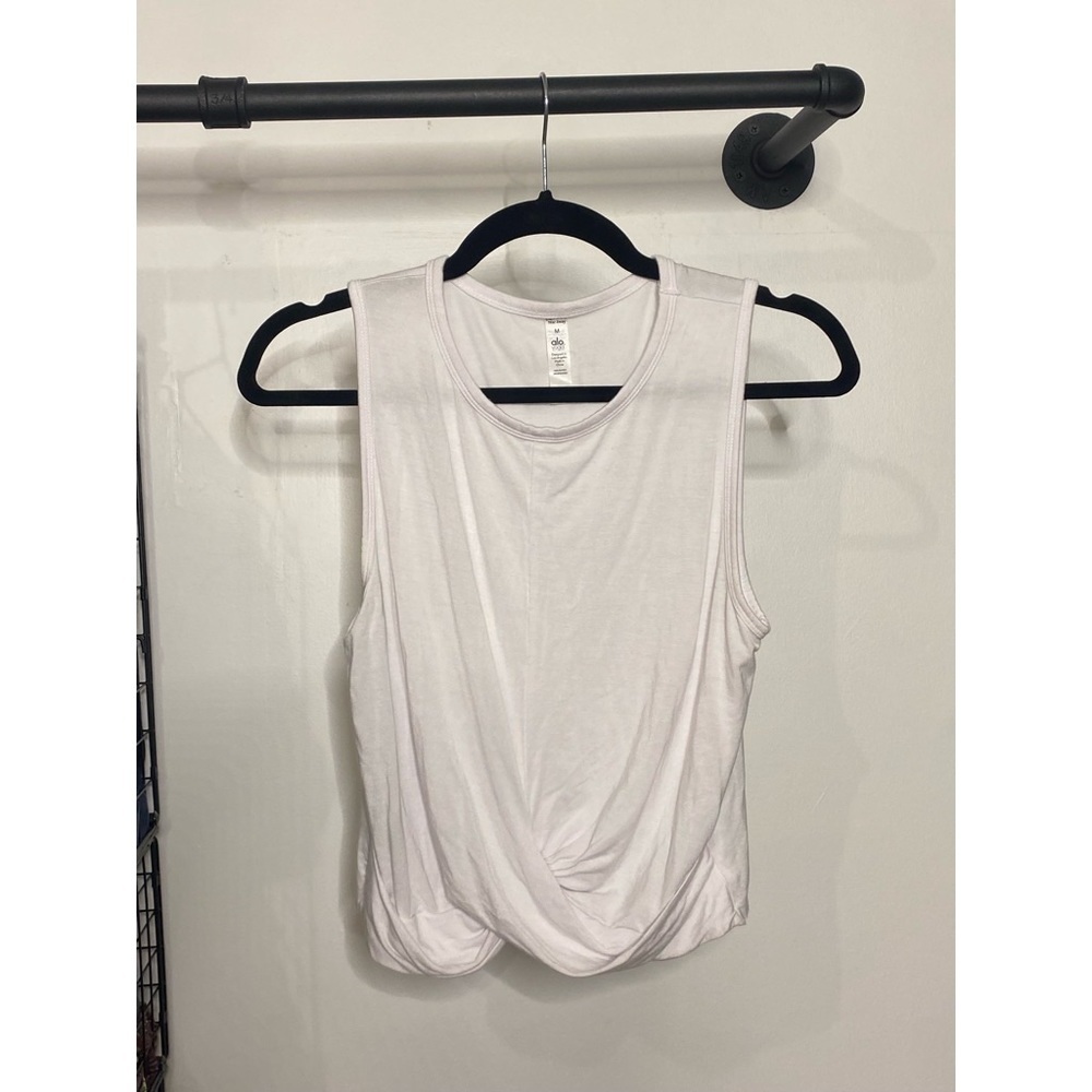 ALO White Cover Tank - Picture 4 of 6